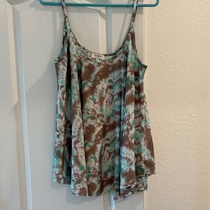 Chic Tie-Dye Spaghetti Strap Top